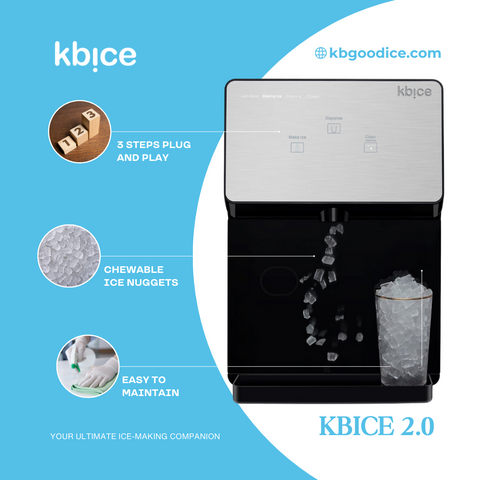 KBICE 2.0 เครื่องทำน้ำแข็ง Nugget แบบจ่ายเอง