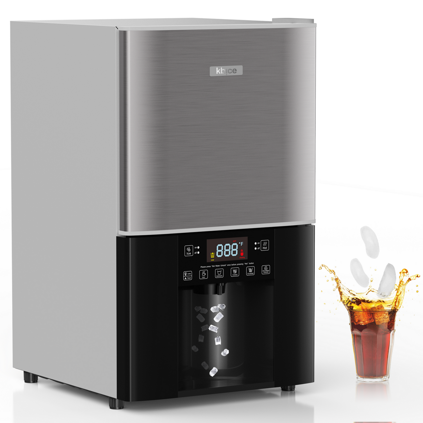 KBICE 4 in 1 Ice & Water Dispenser Countertop